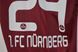 1. FC N&uuml;rnberg 2015-2016 Adidas hjemmebanetr&oslash;je i st&oslash;rrelse S med Nicklas F&uuml;llkrug p&aring; ryggen 5073 FOTO 3