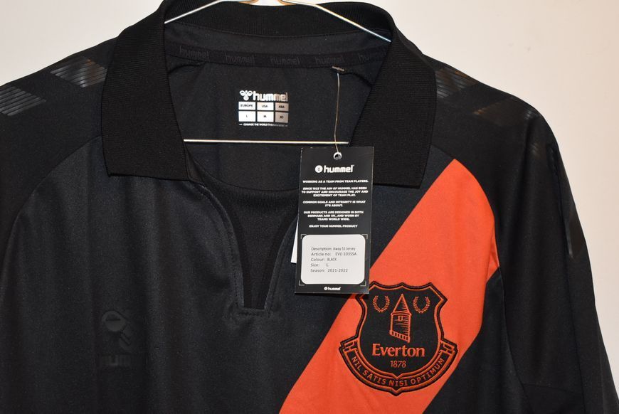 BNWT Everton 2021-2022 wyjazdowa koszulka Hummel w rozmiarze L z Dele Ali na plecach 5123 ZDJECIE