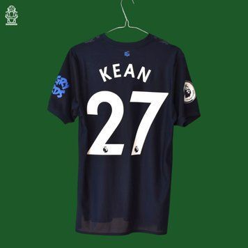 Everton 2019-2020 third shirt Umbro size S with Moise Kean 4890 PHOTO
