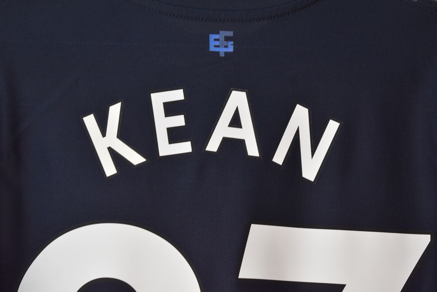 Everton 2019-2020 third shirt Umbro size S with Moise Kean 4890 PHOTO