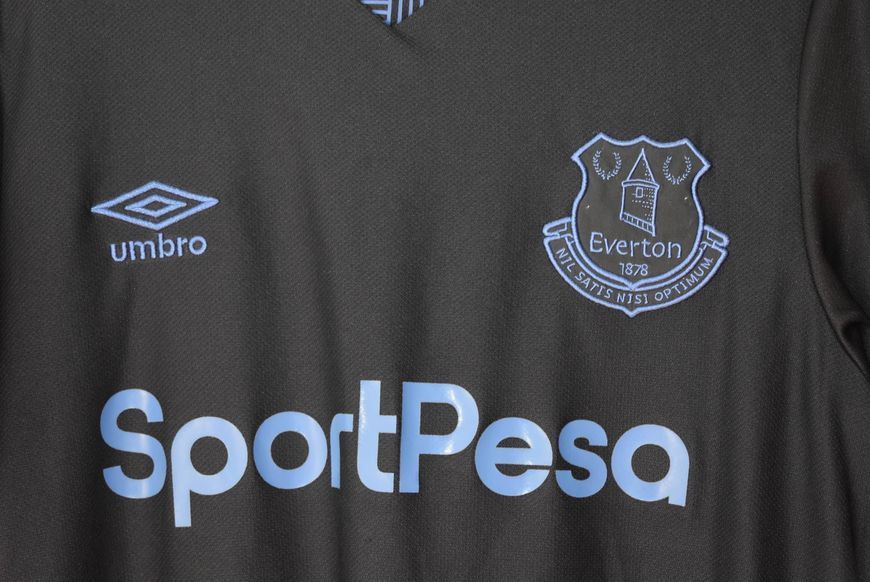 Everton 2019-2020 third shirt Umbro size S with Moise Kean 4890 PHOTO
