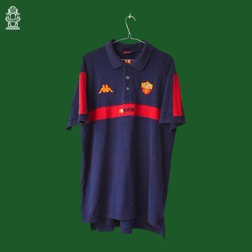 AS Roma 2001-2002 polo Kappa XL 4936 PHOTO