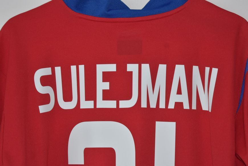 SC Heerenveen 2006-2007 udebanetr&oslash;je Umbro i st&oslash;rrelse XL med Miralem Sulejmani p&aring; ryggen 5036 FOTO