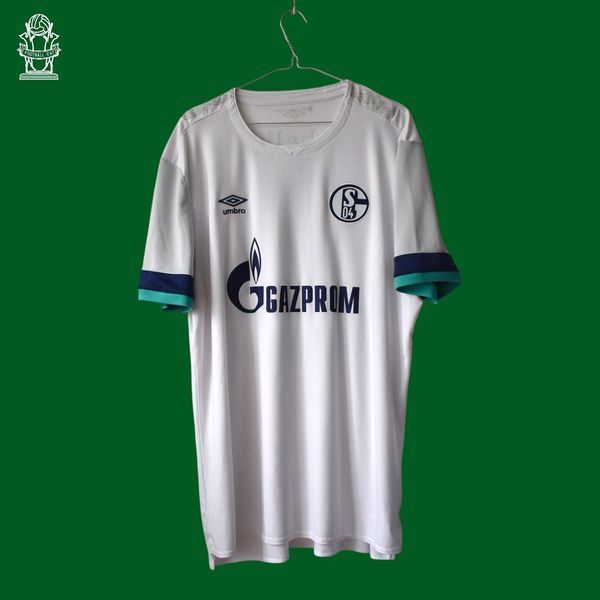 Schalke 04 2019-2020 wyjazdowa koszulka Umbro w rozmiarze XXL z Weston McKennie na plecach