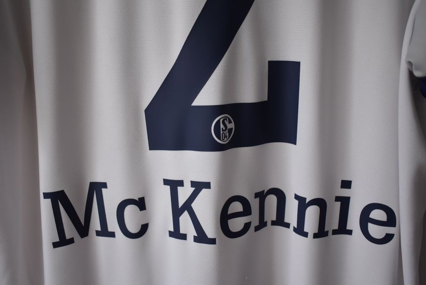 Schalke 04 2019-2020 wyjazdowa koszulka Umbro w rozmiarze XXL z Weston McKennie na plecach