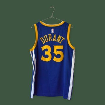 Golden State Warriors NBA swingman jersey Nike i st&oslash;rrelse M med Kevin Durant p&aring; ryggen 5039 FOTO