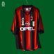 AC Milan 1998-1999 hjemme retro tr&oslash;je Adidas i st&oslash;rrelse XXL med Paolo Maldini p&aring; ryggen 4504 FOTO 2