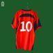 Official Czech Republic EURO 2012 fan shirt with number 10 on the back in size XL 4940 PHOTO 2