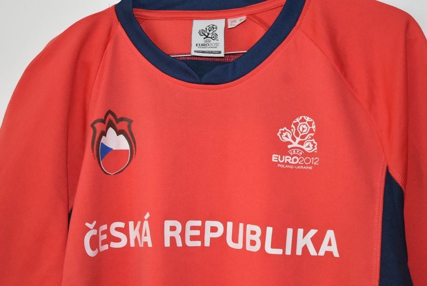 Official Czech Republic EURO 2012 fan shirt with number 10 on the back in size XL 4940 PHOTO