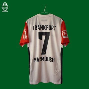Eintracht Frankfurt 2024-2025 domowa koszulka Nike w rozmiarze M z Omar Marmoush na plecach 4256 ZDJECIE