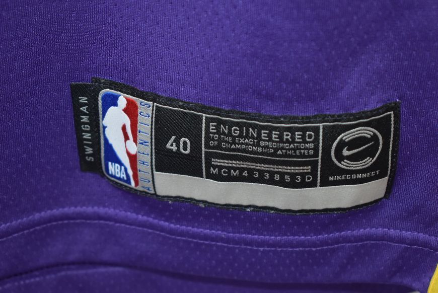 Los Angeles Lakers NBA swingman jersey Nike i st&oslash;rrelse S med LeBron James p&aring; ryggen 5040 FOTO