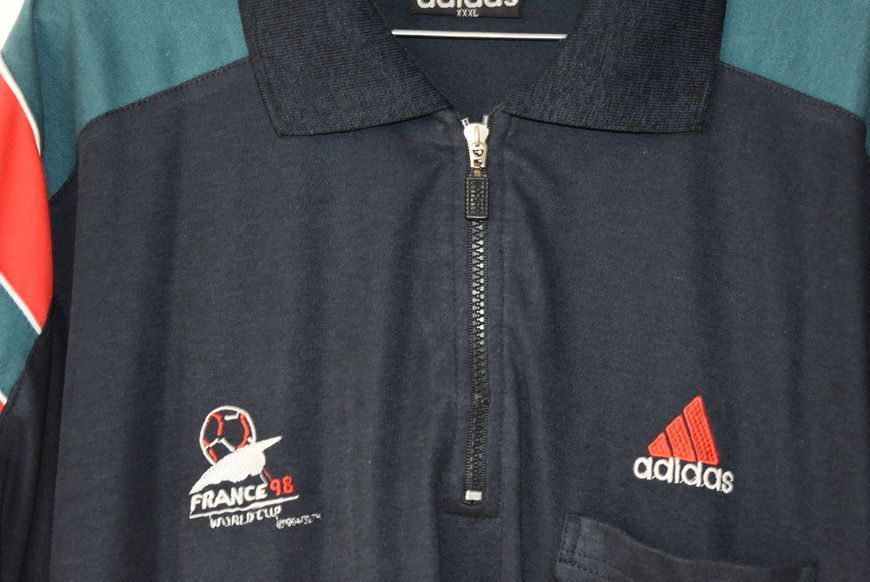 Official 1998 World Cup France merchandise Adidas in size XL (tagged 3XL) 4941 PHOTO