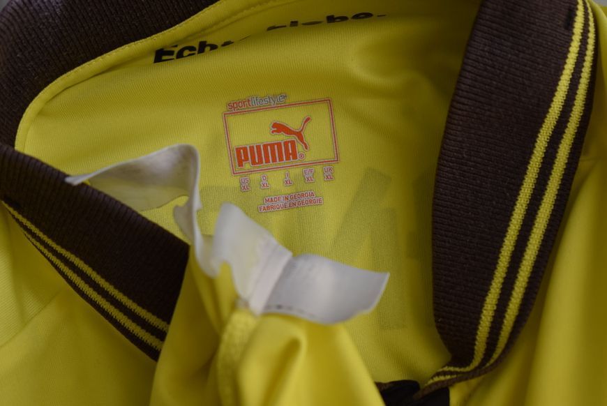 BVB Borussia Dortmund 2012-2013 domowa koszulka Puma w rozmiarze XL z Robertem Lewandowskim na plecach 4754 ZDJECIE