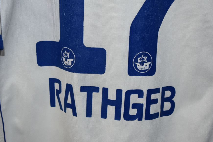 Hansa Rostock 2008-2009 home shirt Masita in size L with Tobias Rathgeb on the back 4848 PHOTO