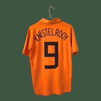 Holandia MŚ 2006 domowa koszulka Nike w rozmiarze S(48x67cm) z Ruud van Nistelrooy na plecach 5091 ZDJECIE
