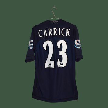 Tottenham Hotspur 2004-2005 wyjazdowa koszulka Kappa w rozmiarze L z Michael Carrick na plecach 5124 ZDJECIE