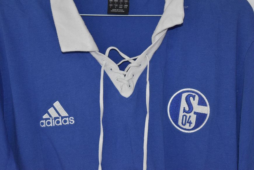 Schalke 04 2005-2006 Adidas Vintage reissue in size L 5082 PHOTO