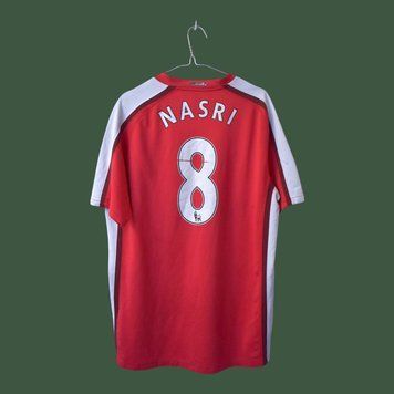 Arsenal 2008/2009/2010 domowa koszulka Nike w rozmiarze L z Samir Nasri na plecach 5092 ZDJECIE