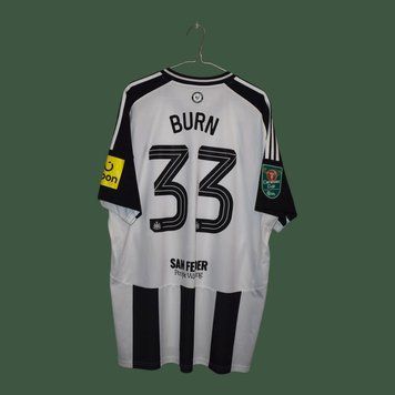 Newcastle United 2024-2025 domowa koszulka Adidas w rozmiarze XXL z Dan Burn na plecach 5142 ZDJECIE