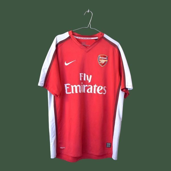 Arsenal 2008/2009/2010 domowa koszulka Nike w rozmiarze L z Samir Nasri na plecach 5092 ZDJECIE