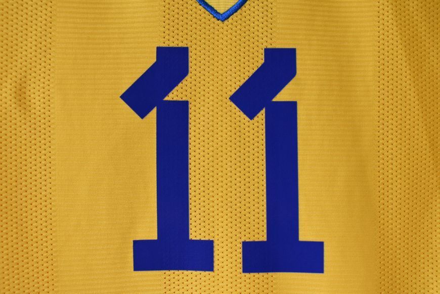 Sverige 2022-2023 hjemmetr&oslash;je Adidas i st&oslash;rrelse M med Zlatan Ibrahimović p&aring; ryggen 4608 FOTO