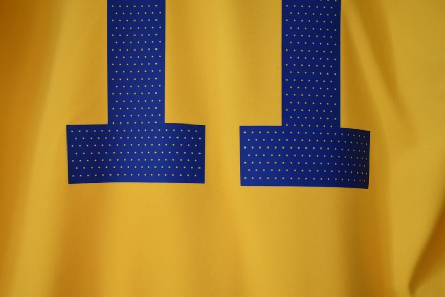 Sverige 2022-2023 hjemmetr&oslash;je Adidas i st&oslash;rrelse M med Zlatan Ibrahimović p&aring; ryggen 4608 FOTO