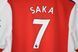 Arsenal 2021-2022 home shirt Adidas in size 176 (15-16Y) with Bukayo Saka on the back 4944 PHOTO 3