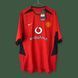 BNWT Manchester United 2002/2003/2004 hjemmebanetr&oslash;je Nike i st&oslash;rrelse L med Louis Saha p&aring; ryggen 5044 FOTO 2