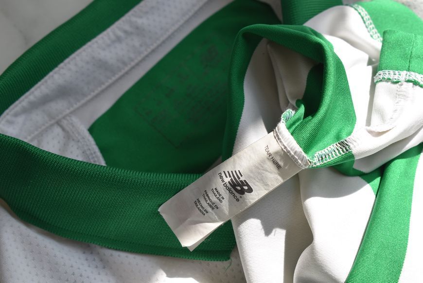 Celtic 2019-2020 domowa koszulka New Balance w rozmiarze L z Jeremie Frimpong na plecach 4807 ZDJECIE