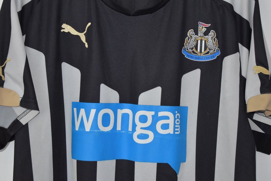 Newcastle 2014-2015 domowa koszulka Puma w rozmiarze L z Davide Santon na plecach 5093 ZDJECIE