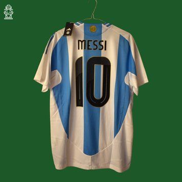BNWT PLAYER ISSUE Argentina 2024 home shirt Adidas in size M(2x)/L/XL with Lionel Messi on the back 4901 PHOTO