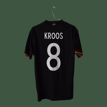 Tyskland EM 2020 udebanetr&oslash;je Adidas str. S med Toni Kroos p&aring; ryggen 4996 FOTO