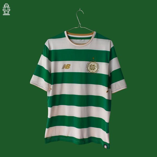 Celtic 2017-2018 domowa koszulka New Balance w rozmiarze M z Erik Sviatchenko na plecach 4808 ZDJECIE