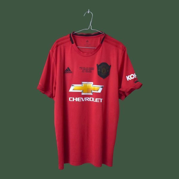 Manchester United 2019-2020 domowa koszulka Adidas w rozmiarze XL z David Beckham na plecach 5094 ZDJECIE