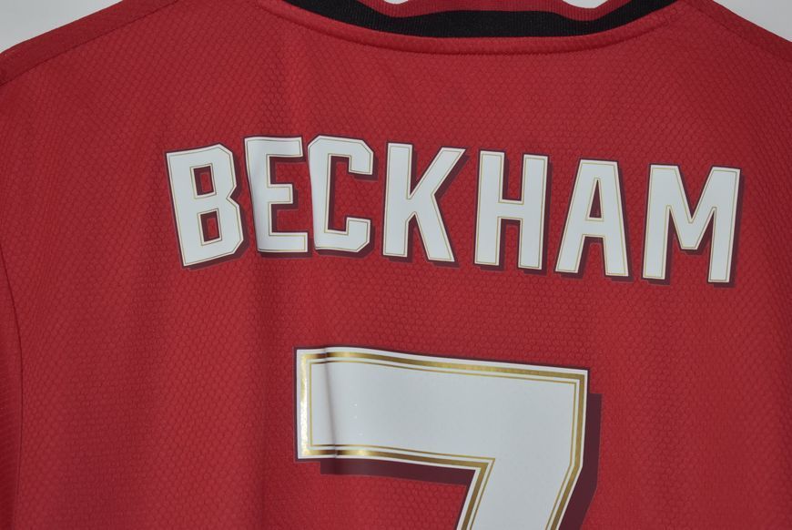 Manchester United 2019-2020 domowa koszulka Adidas w rozmiarze XL z David Beckham na plecach 5094 ZDJECIE