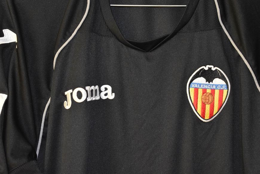 Valencia CF 2011-2012 wyjazdowa koszulka Joma w rozmiarze L z Jordi Alba na plecach 4758 ZDJECIE