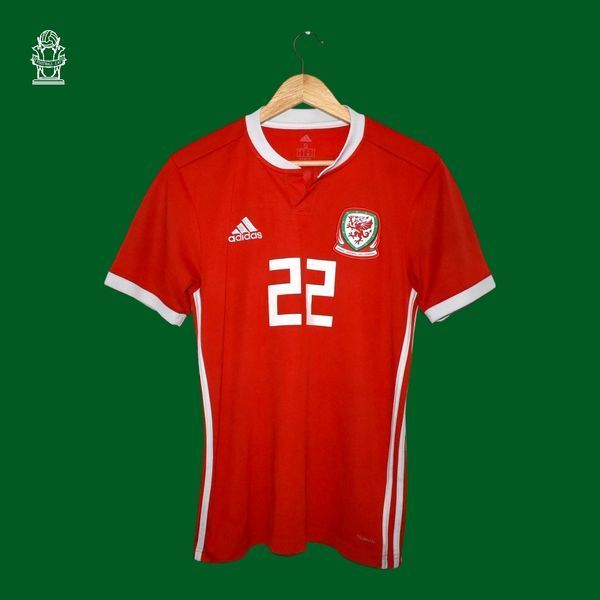 Wales 2017-2018 home shirt Adidas size S with Ben Woodburn on the back