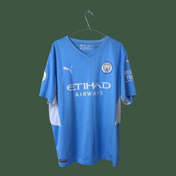 Manchester City 2020-2021 domowa koszulka Puma w rozmiarze XL z Jack Grealish na plecach 5095 ZDJECIE