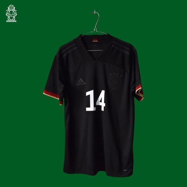 Niemcy EURO 2020 wyjazdowa koszulka Adidas w rozmiarze M z Jamal Musiala na plecach 4511 ZDJECIE