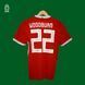 Wales 2017-2018 home shirt Adidas size S with Ben Woodburn on the back