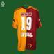 Galatasaray 2009-2010 home shirt Adidas in size M with Harry Kewell on the back 4853 PHOTO 1