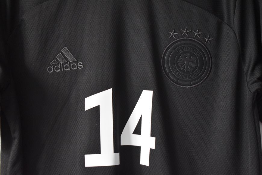 Niemcy EURO 2020 wyjazdowa koszulka Adidas w rozmiarze M z Jamal Musiala na plecach 4511 ZDJECIE