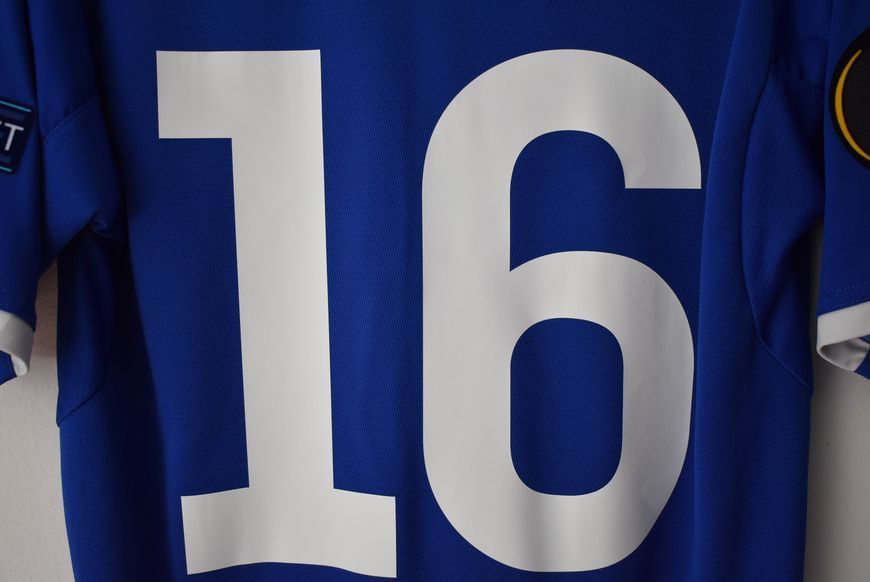 Dynamo Kij&oacute;w 2018-2019 wyjazdowa koszulka New Balance w rozmiarze M z Vitaliy Mykolenko na plecach 4810 ZDJECIE