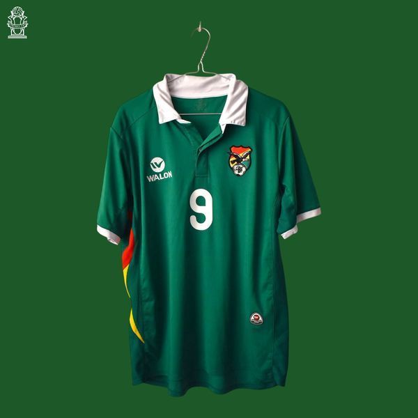 Bolivia COPA 2011 domowa koszulka Walon w rozmiarze L z Marcelo Moreno Martins na plecach 4761 ZDJECIE