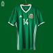 Mexico COPA 2016 home Adidas shirt in size M with Chicharito Hernandez on the back 4613 PHOTO 2