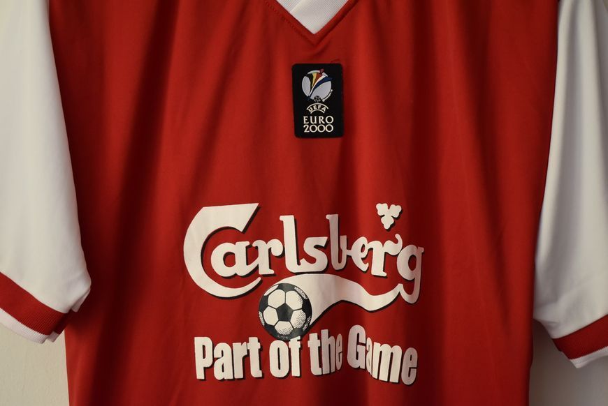 Carlsberg EURO 2000 supporter shirt in size XL 4858 PHOTO
