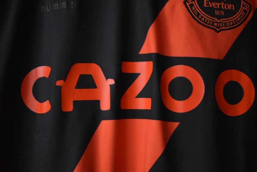 Everton 2021-2022 wyjazdowa koszulka z długim rękawem Hummel w rozmiarze M z James Rodriguez na plecach 4616 ZDJECIE