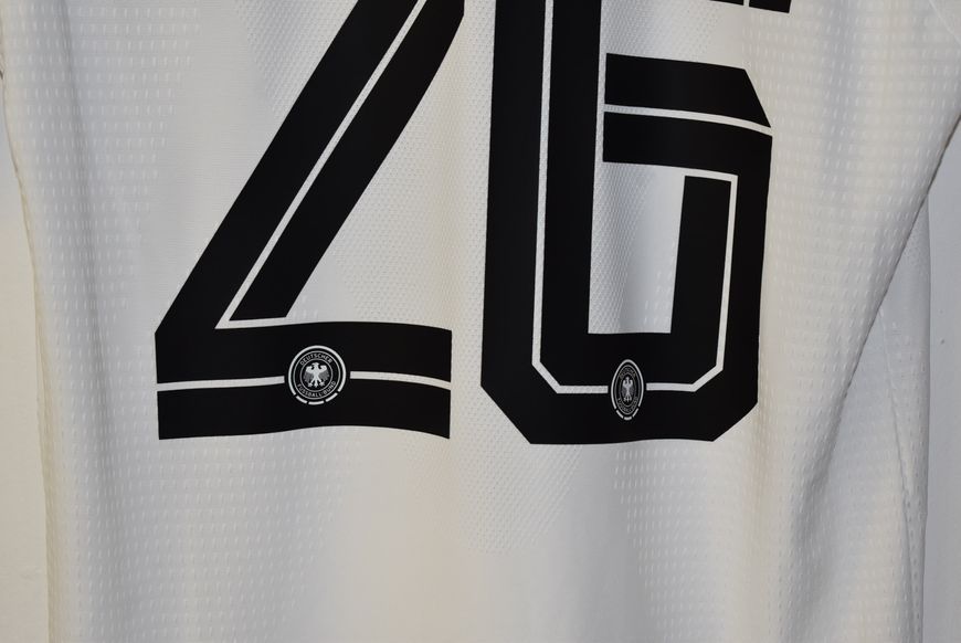PLAYER ISSUE Germany 2026 World Cup home shirt Adidas in size S with Denis Undav on the back 4952 PHOTO