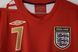 England World Cup 2006 away retro Umbro shirt in size M (52x71cm) with David Beckham on the back 4715 PHOTO 6