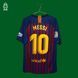 Barcelona 2018-2019 hjemme tr&oslash;je Nike i st&oslash;rrelse M med Lionel Messi p&aring; ryggen 4491 FOTO 1